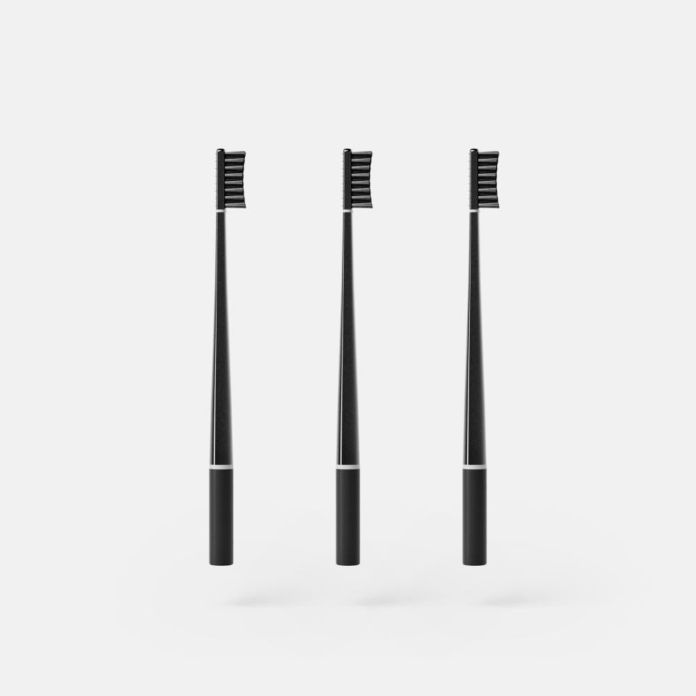 3 PiumaBrush Refill perfect black by Piuma Care