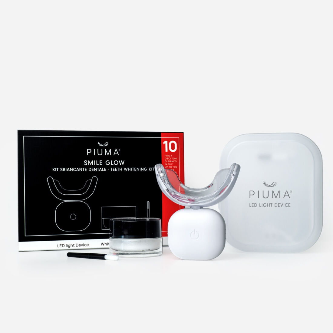 Smile Glow Gel sbiancante dentale di PIUMA