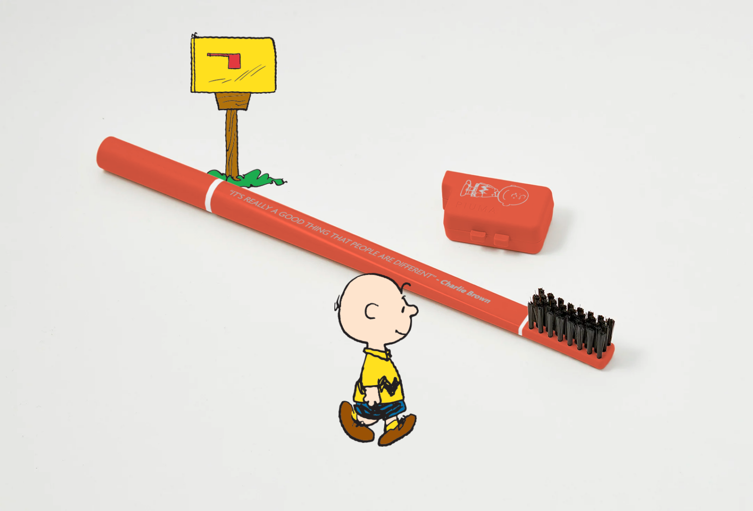 Spazzolino antibatterico di Piuma per Peanuts